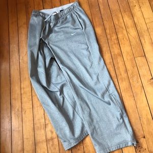 Grey Nike sweatpants